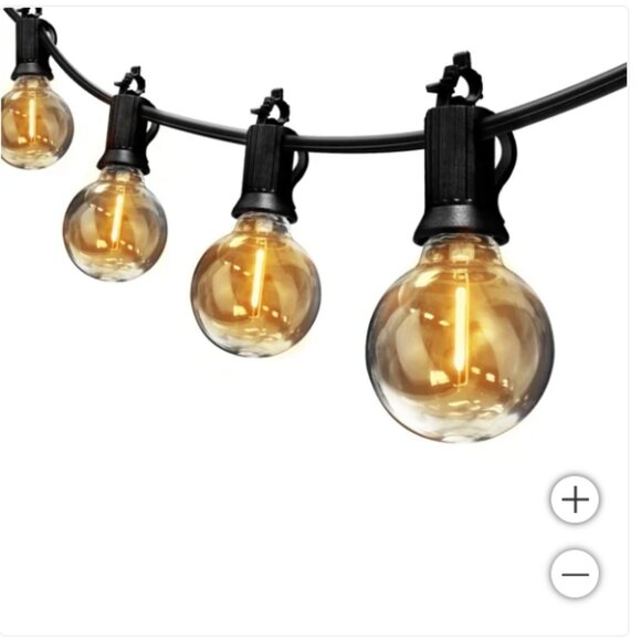 Feit Electric 50' LED Cafe String Light - Picture 4 of 5